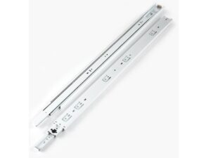 White full extension ball bearing slide 20 in