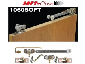 Johnson 1060SOFT Soft-Close Retrofit Kit to convert existing 1500 Series Pocket Door Frames to single direction soft-close door operation