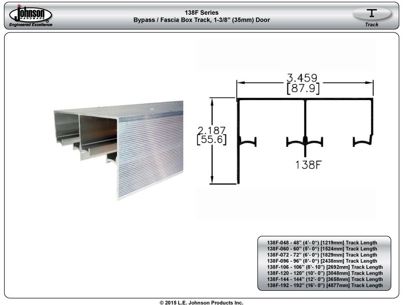 Corredera Johnson 138 de 5 ft