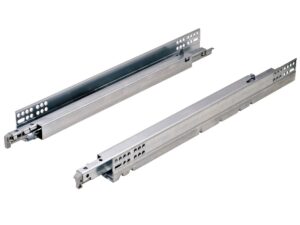 Salice Concealed Undermount Slide A7557/457, Push, Full Extension, 75 lbs 18 in