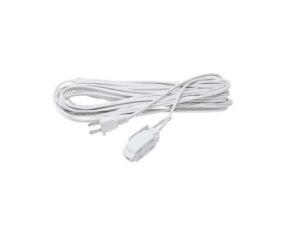 12 ft (4 m) white extension cord