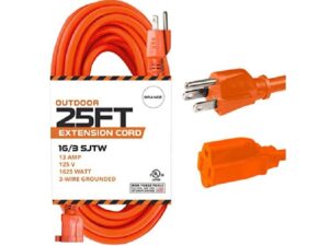 Extensión eléctrica naranja 25 ft