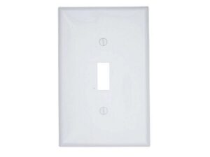 Tapa para switch sencillo blanco