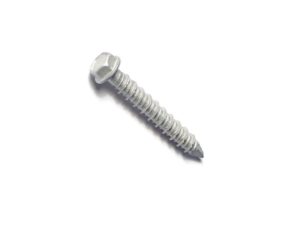 1/4 x 1-1/4 in Hex-washer-head Tapcon concrete screws, 100-pieces box, white