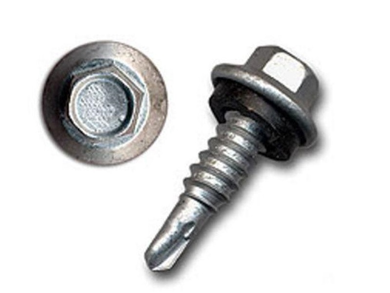 Tornillo Tek para techos #12 x 1 in con goma