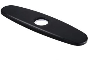 Kitchen Faucet Single Hole Deck Plate in Black