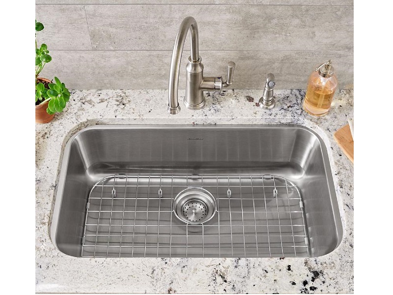 20 in x 15 in chrome bottom grid for kitchen sink FRU103