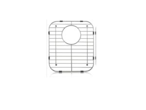13.6 in x 16.6 in chrome bottom grid for kitchen sinks FRB202 - FRB203