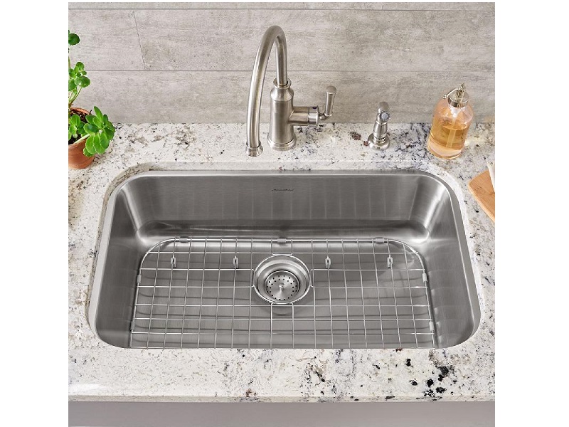 13 in x 15 in chrome bottom grid for kitchen sink FRU206