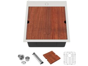 18 in x 20 in x 10 in drop in Luxury bar sink