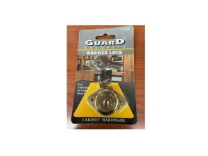 Cam Lock, zinc, bronze colored, keyed alike - Guard 113KA