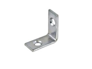 4 in zinc plated corner brace, pack of 4