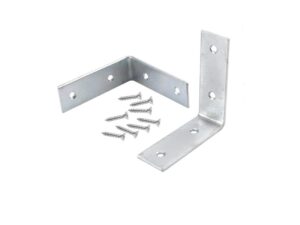 Escuadra de metal en L de 2 in, por unidad (cornrer brace)