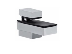 Soporte para tablilla de cristal cromo, por par, modelo BCM827-CH