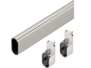 Oval Wardrobe Tube, steel, 9.84 ft - Euro - OVO