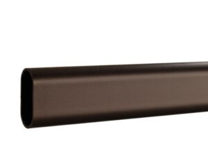 Oval Wardrobe Tube, aluminum, black, 8 ft - 1546-8-MBK