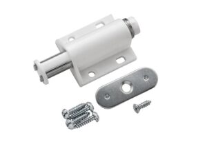 Botón magnético sencillo push para abrir puertas, blanco, marca Imex - 68507-WH