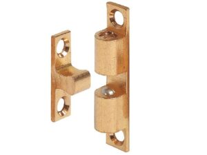 Twin Ball Catch, brass, polished, 70mm - 244.20.017