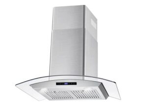 30 in Wall Mounted Glass Extractor Hood