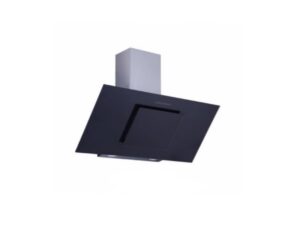 30 in Wall Mounted Black Glass Extractor Hood - HES30D