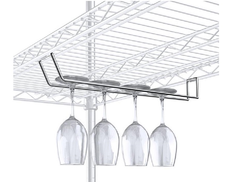 Metal single wine glass rack