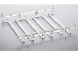 Acrilyc triple wine glass rack 11-1/4 in x 9-1/2 in