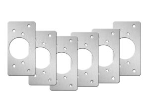 Hinge repair plate, cup plate, each