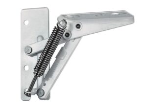 Swingtop, with spring, left hand, steel, white, 75/90 - 372.49.701