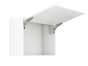 Hafele lid stay, free 1.7 model C, with soft close, steel, nickel plated, plastic, gray - 372.91.322