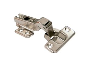 Slide-on half Overlay hinge, Plate Included, 1 pair