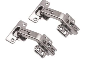 Clip-On 135° Pie Cut Hinge, plate included, 1 pair