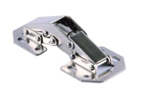 Mini Easy On Hinge, 90 degree, self closing, steel, zinc plated - per pair