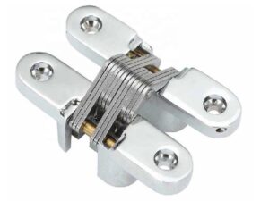 Invisible hinge 60 mm Imex, brushed nickel, each