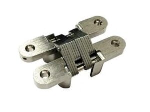 Invisible hinge 70 mm Imex, brushed nickel, each