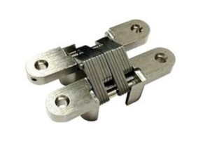 Invisible hinge 118 mm Imex, brushed nickel, each