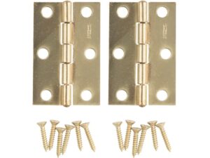 Gold color cage hinge 1-1/2 in