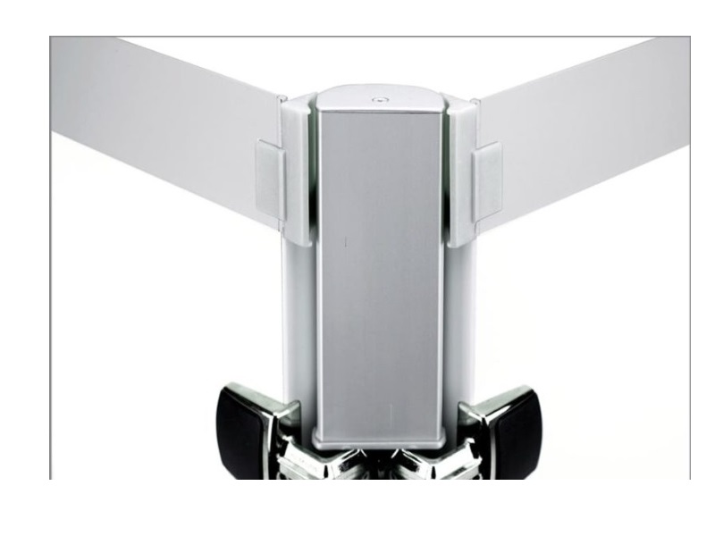 Bisagra de Rincón Decorativa Rincomatic RincoPlus40 29-3/4 in color gris mate