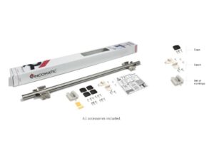 Rincomatic Compact32 decorative corner hinge 29-3/4 in, matt grey