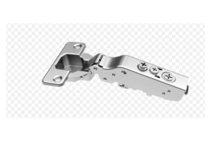 Gozne DTC pata larga soft close 3/4 clip on stainless steel con base 4 rotos, un par