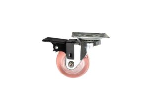 Rueda Emma color rosa 100 mm - CAS-01-100-PINK