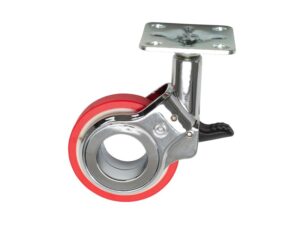 Caster Olym I red 75 mm - CAS-02-75-RED