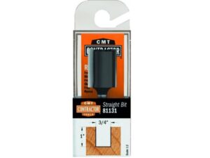 CMT 81131 Contractor Straight Bit, 3/4-inch Diameter, 1/4-inch Shank