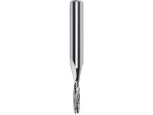 CMT 191.001.11 Solid Carbide Upcut Spiral Bit, 1/8-Inch Diameter by 2-Inch Length, 1/4-Inch Shank,Silver