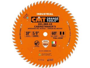 CMT 221.060.10 Industrial Cabinetshop Saw Blade, 10-Inch x 60 Teeth TCG Grind with 5/8-Inch Bore, PTFE Coating
