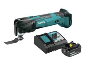 Makita 18V LXT® Lithium?Ion Cordless Oscillating Multi?Tool + 18V LXT® Lithium?Ion Battery and Charger Starter Pack (4.0Ah) - BL1840BDC1+XMT03Z