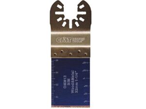 Accesorio para multiherramienta oscilante: hoja de corte por inmersión y al ras para madera y metal de 1-1/4 in CMT - OMM12-X1