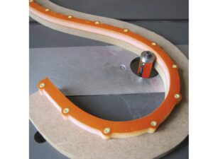 Solid surface glue gun