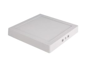 Lámpara sobrepuesta cuadrada LED, línea eco, 12W, luz blanca 6500K marca AKSI - 11974
