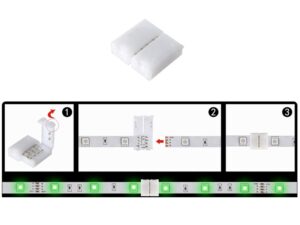 Conector de 4 pines para tira LED RGB de 10mm