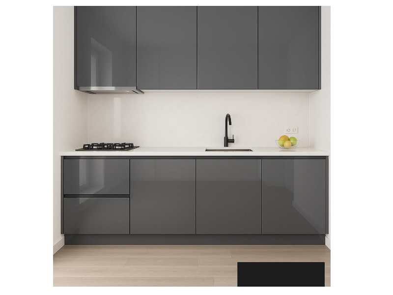 Laminado acrílico Graphite - gris oscuro - ultra gloss AX - SO703